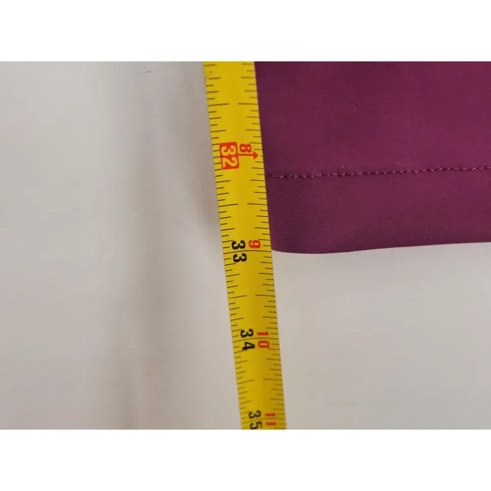 GREYSON Men's 34x32 Plum Red Performance Athletic Golf Pants Stretch Blend